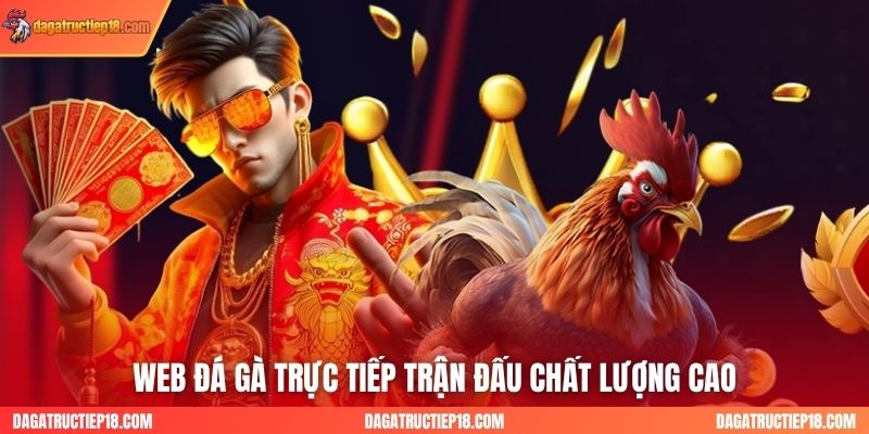 Web đá gà trực tiếp trận đấu chất lượng cao